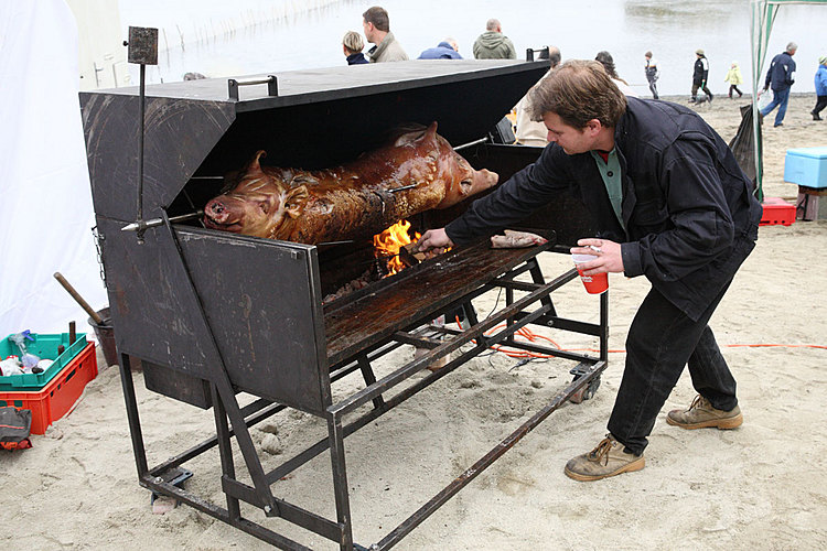 Výlov rybníka Žár 28. října 2011