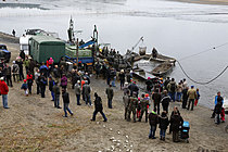 Výlov rybníka Žár 28. října 2011, Foto: Lubor Mrázek