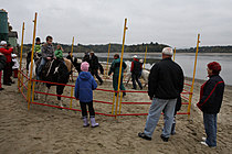 Výlov rybníka Žár 28. října 2011, Foto: Lubor Mrázek