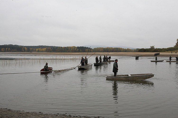 Výlov rybníka Žár 28. října 2011