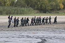 Výlov rybníka Žár 28. října 2011, Foto: Lubor Mrázek